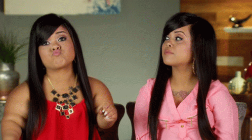 Pouting Twins GIF Pouting Twins GIF