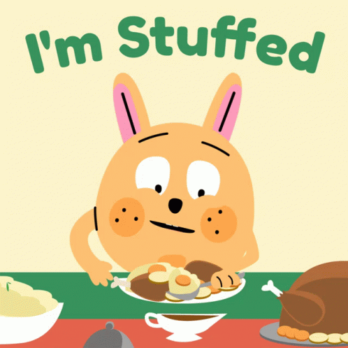 Thanksgiving Im Stuffed GIF