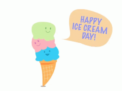 National Ice Cream Day Cone GIF National Ice Cream Day Cone GIF