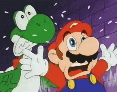 Scared Mario GIF Scared Mario GIF