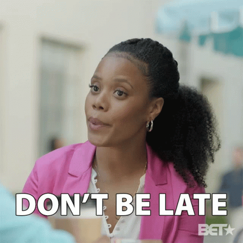 Dont Be Late Christina Elmore GIF Dont Be Late Christina Elmore GIF
