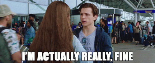 Im Actually Really Fine Im Okay GIF Im Actually Really Fine Im Okay GIF
