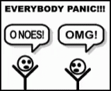 Panic Oh Noes GIF