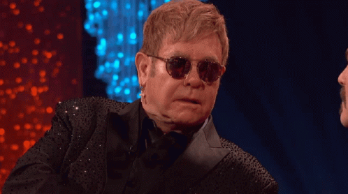 Elton Confused GIF Elton Confused GIF