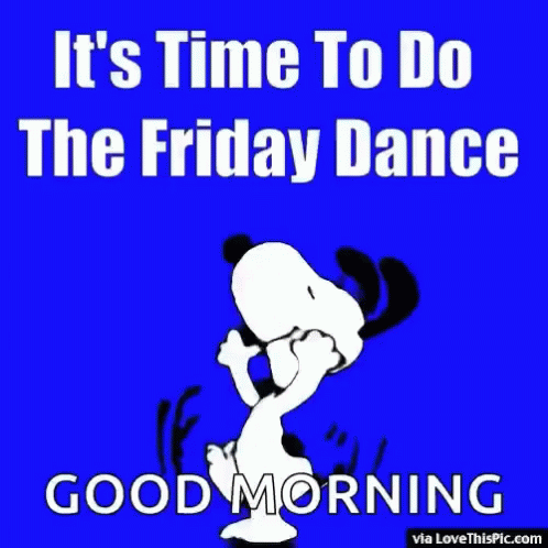 Friday Snoopy GIF Friday Snoopy GIF