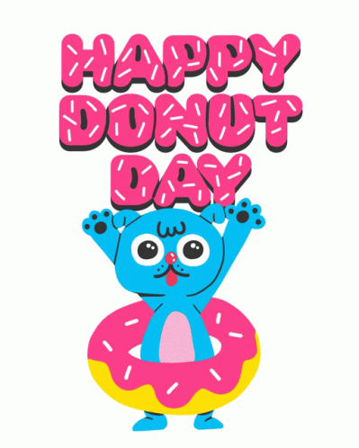 Happy Donut Day National Donut Day GIF Happy Donut Day National Donut Day GIF