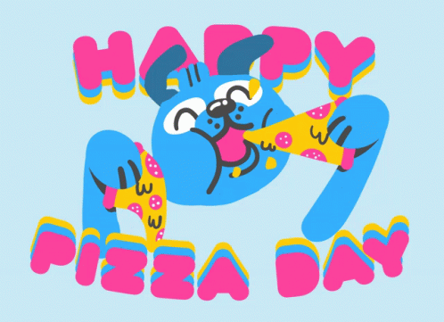 Happy Pizza Day Pizza Dog GIF Happy Pizza Day Pizza Dog GIF