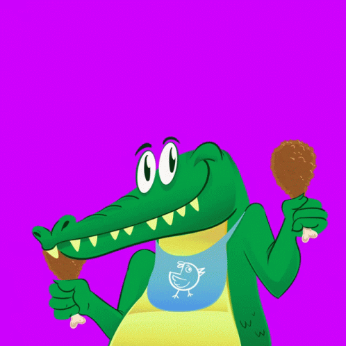 Happy Fried Chicken Day Eating Chicken GIF Happy Fried Chicken Day Eating Chicken GIF