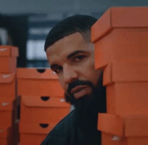 Drake Peeking GIF Drake Peeking GIF