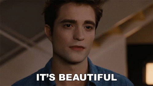 Its Beautiful Edward Cullen GIF Its Beautiful Edward Cullen GIF