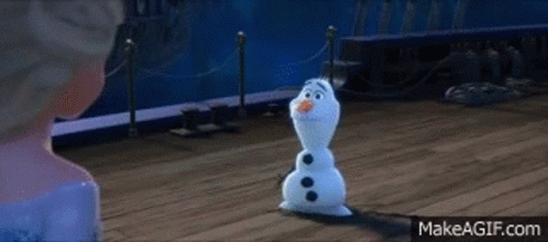 Frozen Olaf GIF