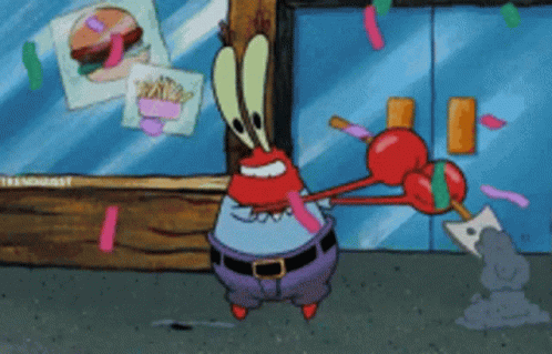 Mr Krabs Hiding GIF Mr Krabs Hiding GIF