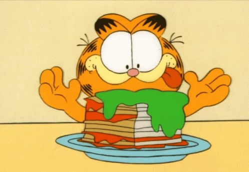 Garfield Eating GIF