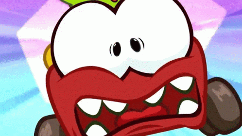 Terrified Om Nom GIF Terrified Om Nom GIF