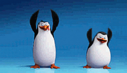 Penguin Happy Dance GIF