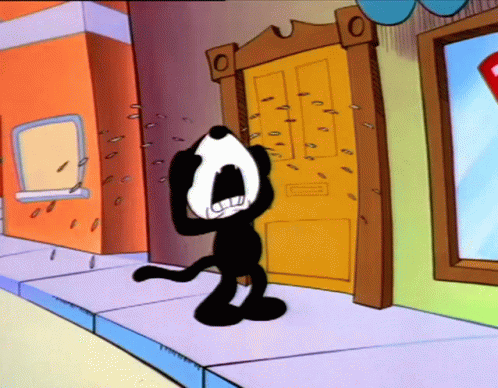 The Twisted Tales Of Felix The Cat Crying GIF
