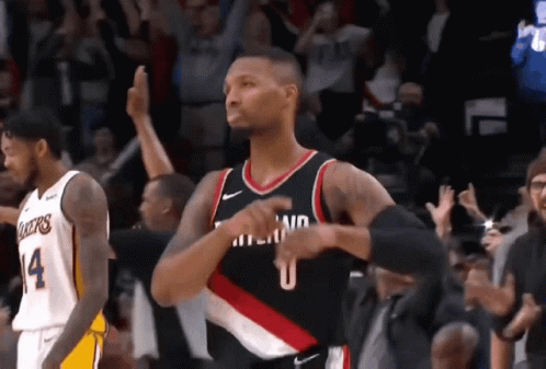 Blazers Argento Portland GIF