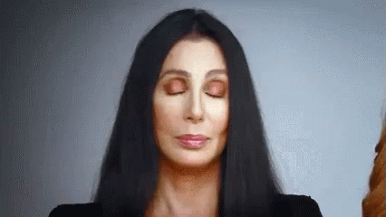 Cher Eye Roll GIF