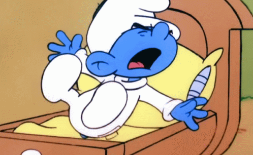 Baby Smurf Crying Infant GIF Baby Smurf Crying Infant GIF