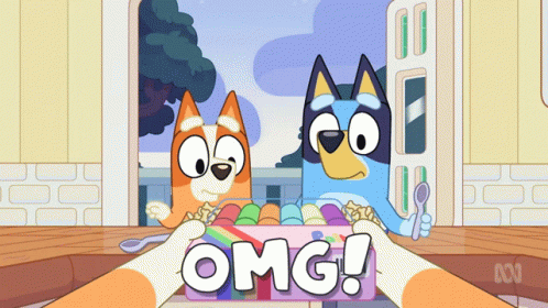 Bluey Omg GIF Bluey Omg GIF