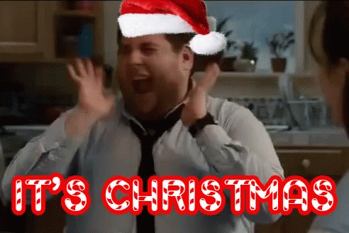 Excited Its Christmas GIF