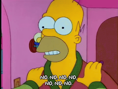 No Homer GIF No Homer GIF