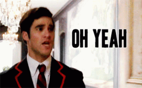 Glee Blaine Anderson GIF