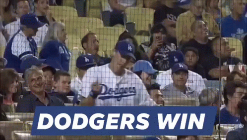 Dodgers Dodgers Win GIF