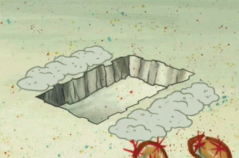 Spongebob Bury GIF Spongebob Bury GIF