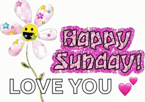 Happy Sunday Glitter GIF Happy Sunday Glitter GIF