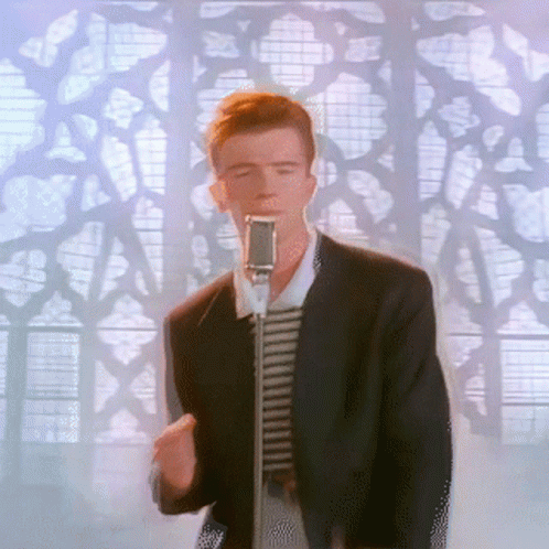 Rickroll Never Gonna Give You Up GIF Rickroll Never Gonna Give You Up GIF