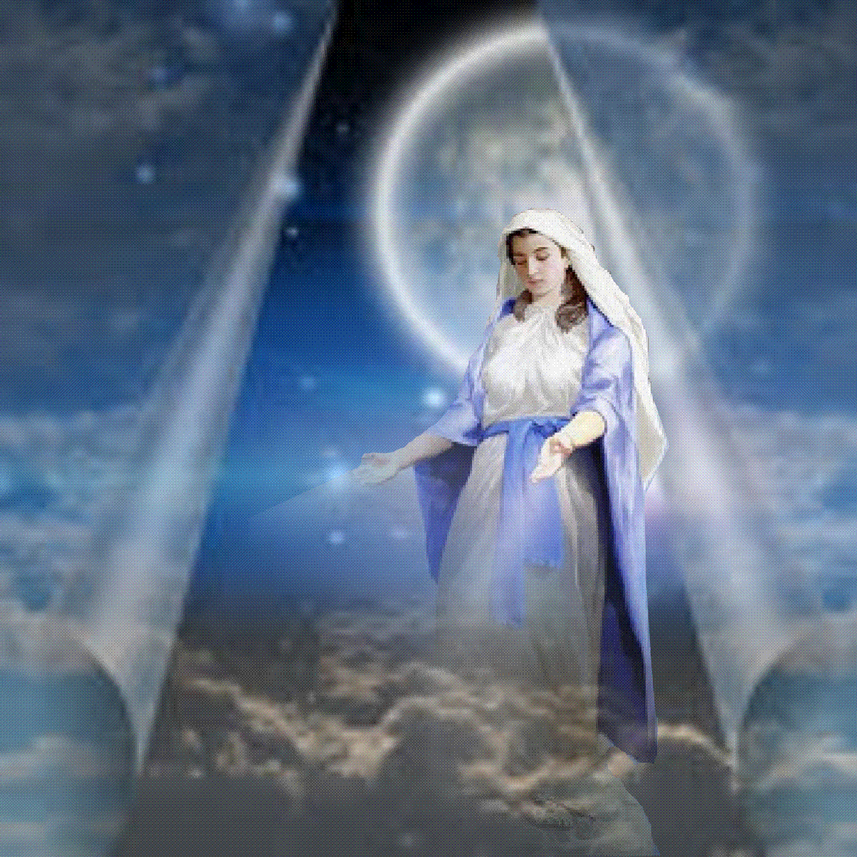 Risultato immagini per GIF ANIMATE VERGINE MARIA