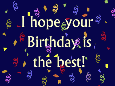 Image result for best birthday wishes gif