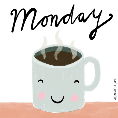 动态图GIF: coffee, work, tired, monday, sleep, morning, tea, cup ...