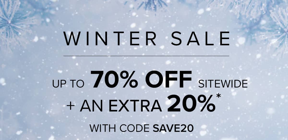 SAVE AN EXTRA 20% ONLINE