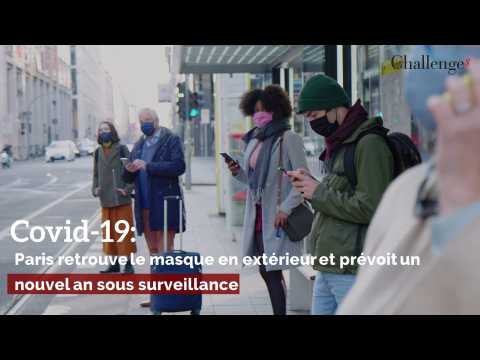 Covid-19: Paris retrouve le masque en extérieur et prévoit un nouvel an sous surveillance