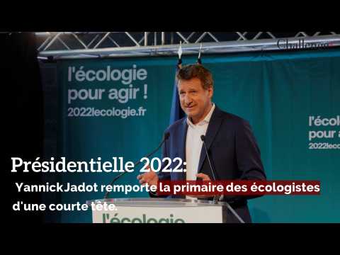 Présidentielle 2022:  Yannick Jadot remporte la primaire des écologistes d'une courte tête