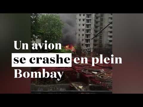 Inde : un avion se crashe en plein Bombay