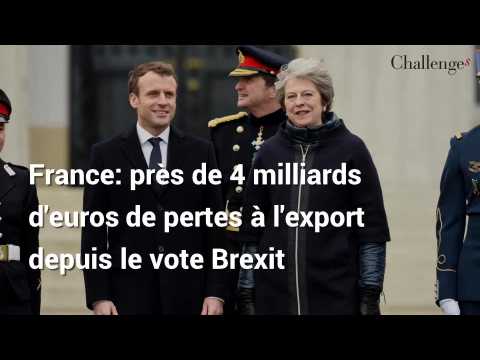 France: près de 4 milliards d'euros de pertes à l'export depuis le vote Brexit