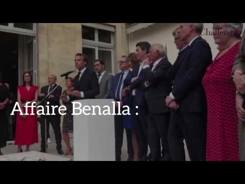 Affaire Benalla : Emmanuel Macron "Le seul responsable, c'est moi"