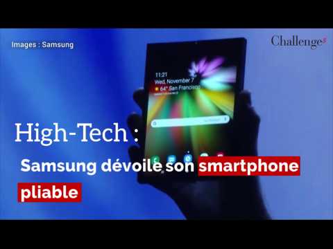 Samsung dévoile son premier smartphone pliable