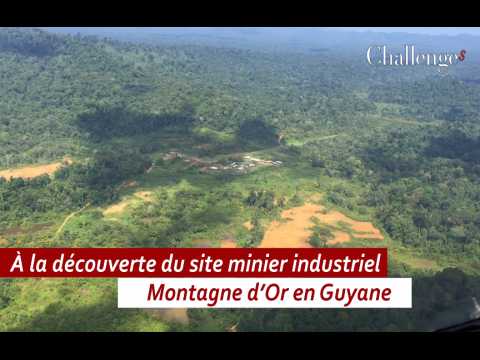 À la découverte du site minier industriel de Montagne d’Or en Guyane