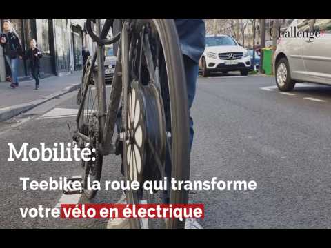 Mobilité: Teebike, la roue qui transforme votre vélo en électrique