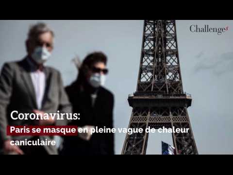 Coronavirus: Paris se masque en pleine vague de chaleur caniculaire
