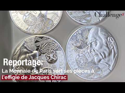 Reportage : La Monnaie de Paris sort ses pièces à l’effigie de Jacques Chirac