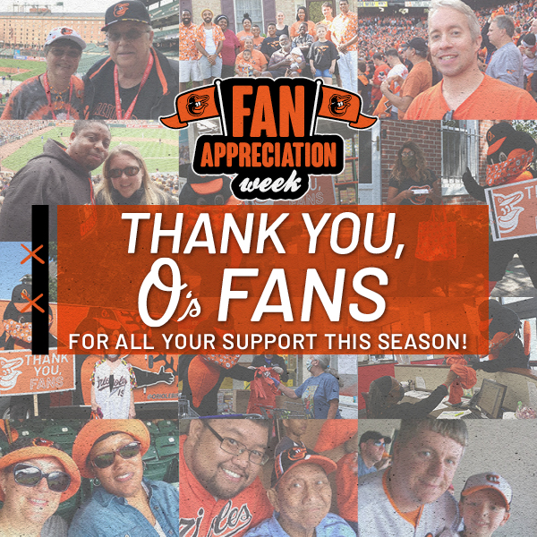 Thank you, O's fans