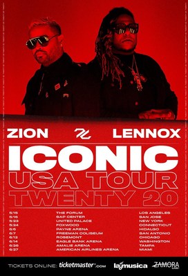 Zion & Lennox Announce Their First US Tour "ICONIC Tour Twenty 20" Commemorating Their Legendary 20 Year Run 