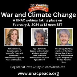 War & climate webinar