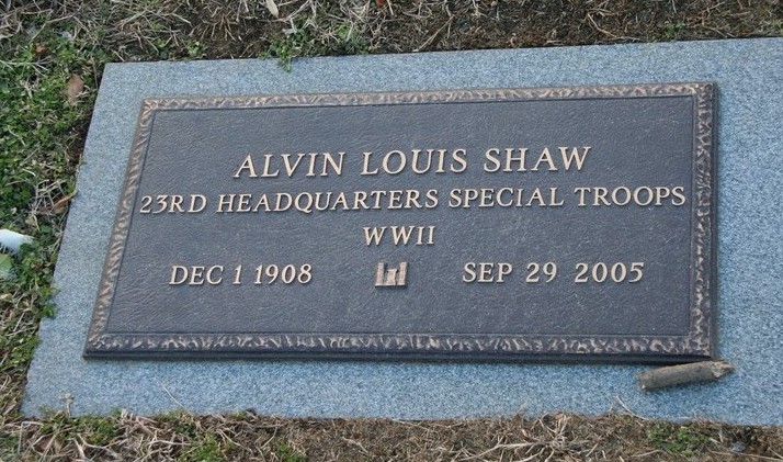 Alvin Shaw Gravestone