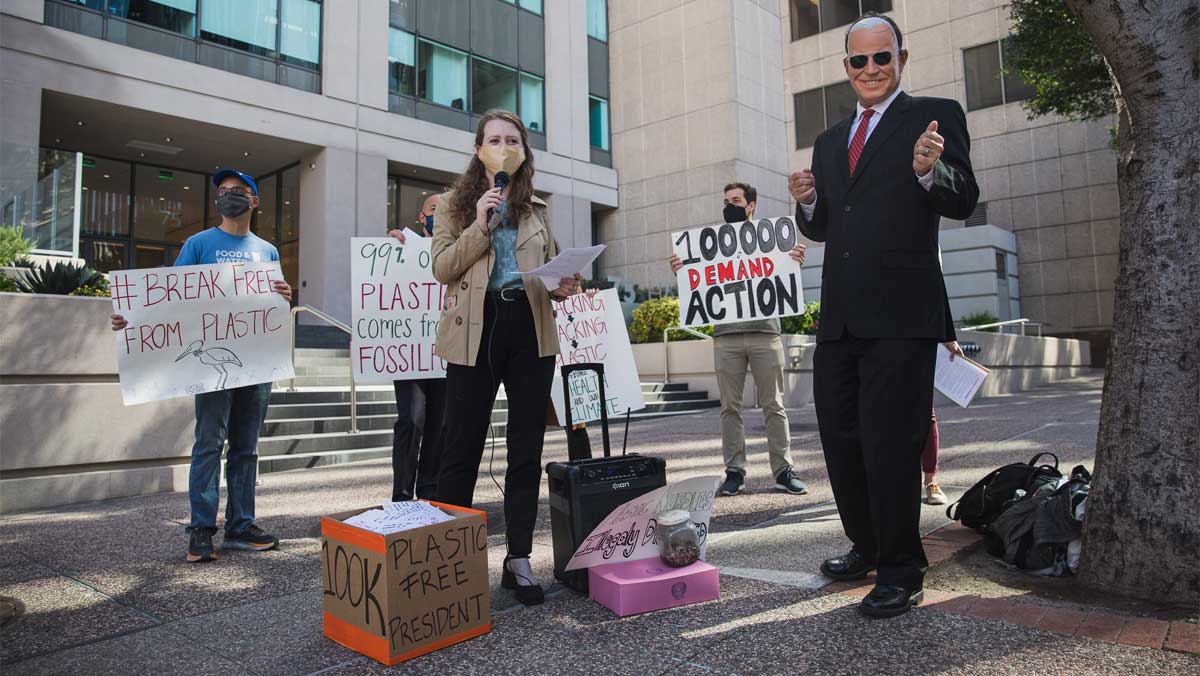 ''Break Free From Plastic'' rally outside San Francisco EPA headquarters ''Break Free From Plastic'' rally outside San Francisco EPA headquarters